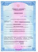 Сертификат автошколы Академия вождения
